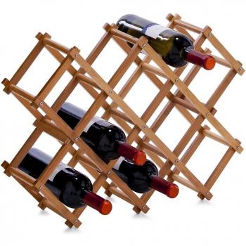 Weinregal Bamboo 8 Flaschen 54x14,5x38cm