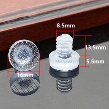 20Pcs Clear Rubber Stem Bumpers - Anti-Collision Hole Plugs, Foot Pads, Fasteners, Door Bumpers, Furniture Accessories