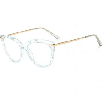 LNFCXI TR90 Transparent Women's Optical Frames with Metal Spring Legs