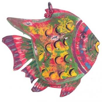 Signes Grimalt figura pez rojo portavelas 15x6x17cm