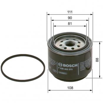 Bosch High Efficiency Fuel Filter - F026402273