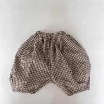 Kids' 2022 Korean Style Cotton Trousers