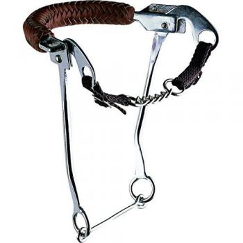 Sprenger Leder-Hackamore mit geflochtener Kette