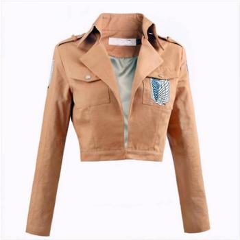 Set Completo de Chaqueta, Chal y Pantalones Cortos de Mikasa Ackerman (Shingeki no Kyojin)