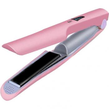 Mini plancha de pelo portátil con función de alisado