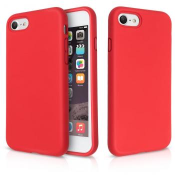 Funda iPhone 8, Fuleadture iPhone 7 Slim Líquido de Silicona Gel Carcasa Alta Calidad Anti-Rasguño y Resistente Huellas Dactilares Totalmente Protectora Caso Cover Case para Apple iPhone 7/ 8
