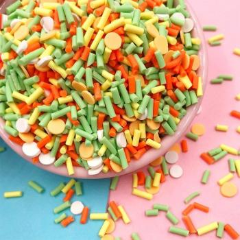 Tiny Cute Plastic Clay Accessories - 100g Lot
