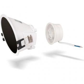 Aro Downlight Asimmetrico Ø93mm + LED MR16 5W - Bianco Freddo