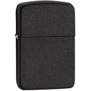 Zippo Lighters, 1941 Replica / Black Crackle, 86-28582