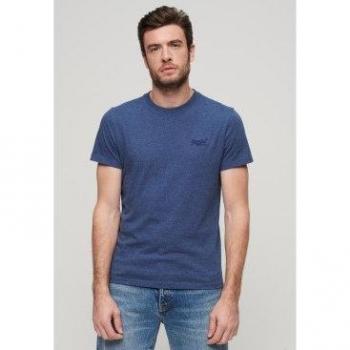 Superdry Men's Vintage Logo Tee - Bright Blue Marl - Size: S