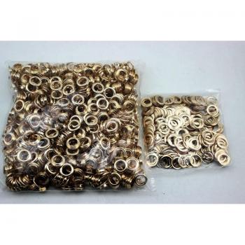 1000 Set 12MM Rose Gold Rimless Copper Buttons