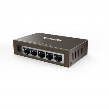 Commutateur Ethernet Gigabit Tenda 5 ports 10/100/1000Mbps avec boîtier en métal