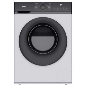 Lavadora Svan SL8203AIDV Blanca Carga Frontal 8 kg 1200 rpm Inverter Vapor
