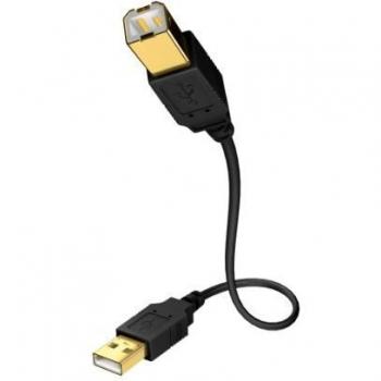 Inakustik Premium - Cable conector USB 2.0 de alta velocidad (USB 2.0 A - B)