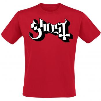 Red Ghost T-Shirt with 2V Logo - Men's Sizes S-XXL
