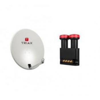 Triax 120509 TDS-80LG Stahlspiegel 80cm lichtgrau