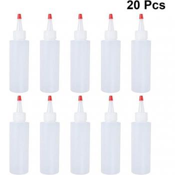 20 Pack 120ml Squeeze Sauce Dispensers