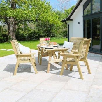 Zest Freya 6-Seater Dining Set