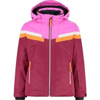 CMP Unisex Kinderjacke KID G JACKET SNAPS HOOD - SANGRIA - Größe 116