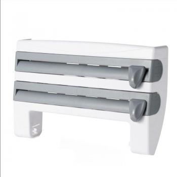 Wall-Mounted Foil Cutter and Paper Towel Holder