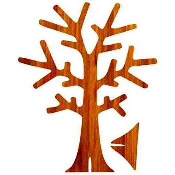 Arbre décoratif en bois - 22 x 18 cm
