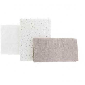 Set Lettini 3 Pezzi 100x165 cm Magia Beige