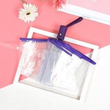 Windproof Folding Transparent Umbrella