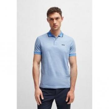 Polo Boss Maniche Corti Paddy 5 – Codice 10261589 – Colore Open Blue – Taglia 3XL