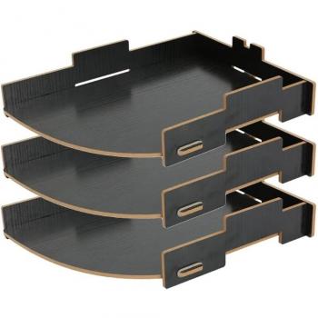 Wooden File Sorter Desk Stand