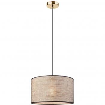 Suspension Penelope, Ø 35 cm, marron clair, 1 lampe