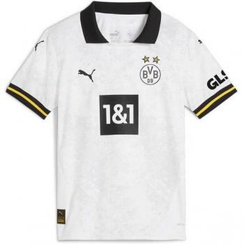 Borussia Dortmund Kids Third Kit 2024-25 - Unisex - White