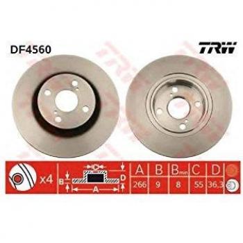 TRW DF4560 Premium Brake Rotor