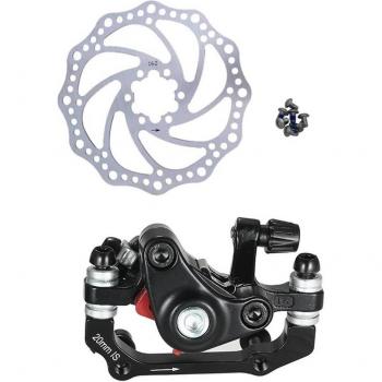 Fiets Remklauw 0Mm Voor 20Mm Achter met 160 Schijfrem pads