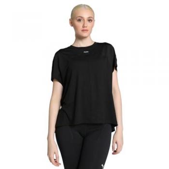 Camiseta Puma Cloudspun Mix manga corta negro puro mujer - M