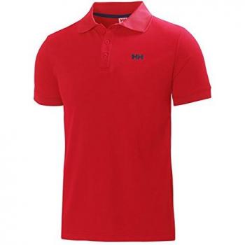 Helly Hansen New Driftline Polo - Polo para hombre, color rojo grosella