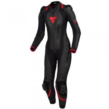 SHIMA Miura RS Combinaison Cuir Moto Femme Noir Rouge 32