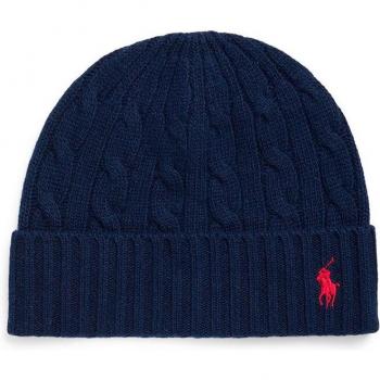 Gorro de lana merino con logo de caballo Polo Ralph Lauren
