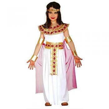 Guirca Fiestas Egyptian Dress for Kids – White, Size 8-9 Years
