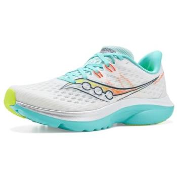 Saucony Kinvara 16 Turquoise-White Women's Running Shoes, Size 6.5