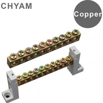 Terminal Block Connector 7 Hole Ground Copper Distribution Box