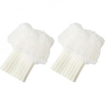 Womens Knitted Short Boot Leg Warmers
