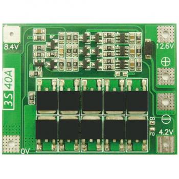 Cargador Lipo 3S 40A con módulo de protección para motor de taladro
