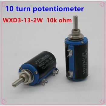 2pcs 10k Ohm 10 Turn Rotary Potentiometer