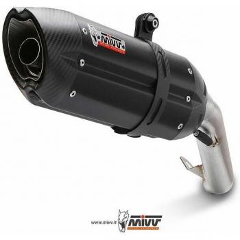 Silencieux double inox brossé Mivv Suono pour Kawasaki Z1000 (2007-2009)