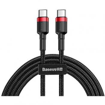 Cabo Baseus Cafule 2m Tipo C - Carregamento Rápido - Preto/Cinzento