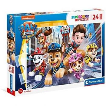 Paw Patrol zábavná puzzle 24 dielkov Clenentoni 24222 Maxi