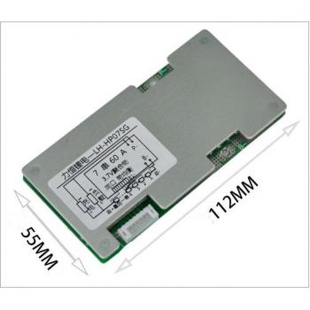 7S 60A 24V Li-ion Battery Circuit Board with Balance Function