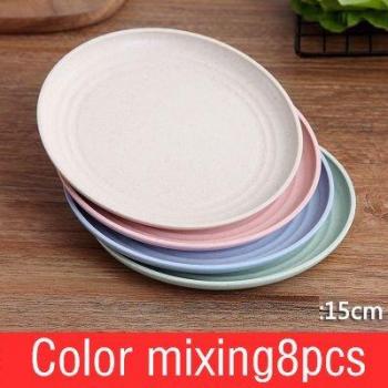 8-Piece Plastic Dining Tableware Set
