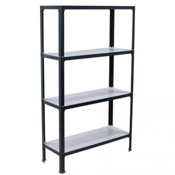 SimonRack Libreria Industriale 1600x800x300mm – 4 ripiani, 150 kg per piano – Antracite/Bianco