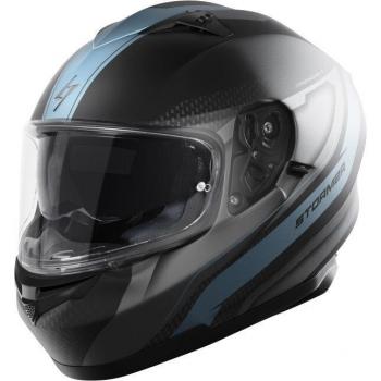 Casco Total Stormer ZS 801 Gris‑Azul Metálico